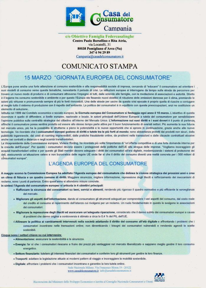 comunicato stampa 15 marzo gioranto europea del co...