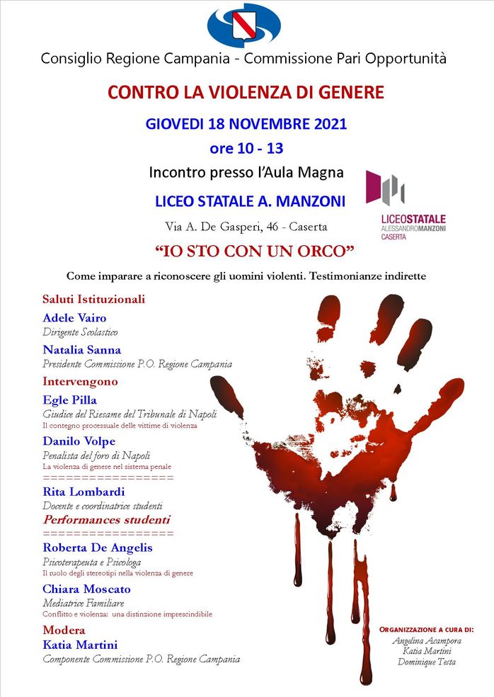 locandina contra la violenza di genere 18.10.2021....